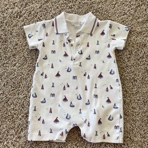 Kissy kissy 6-9 month romper
